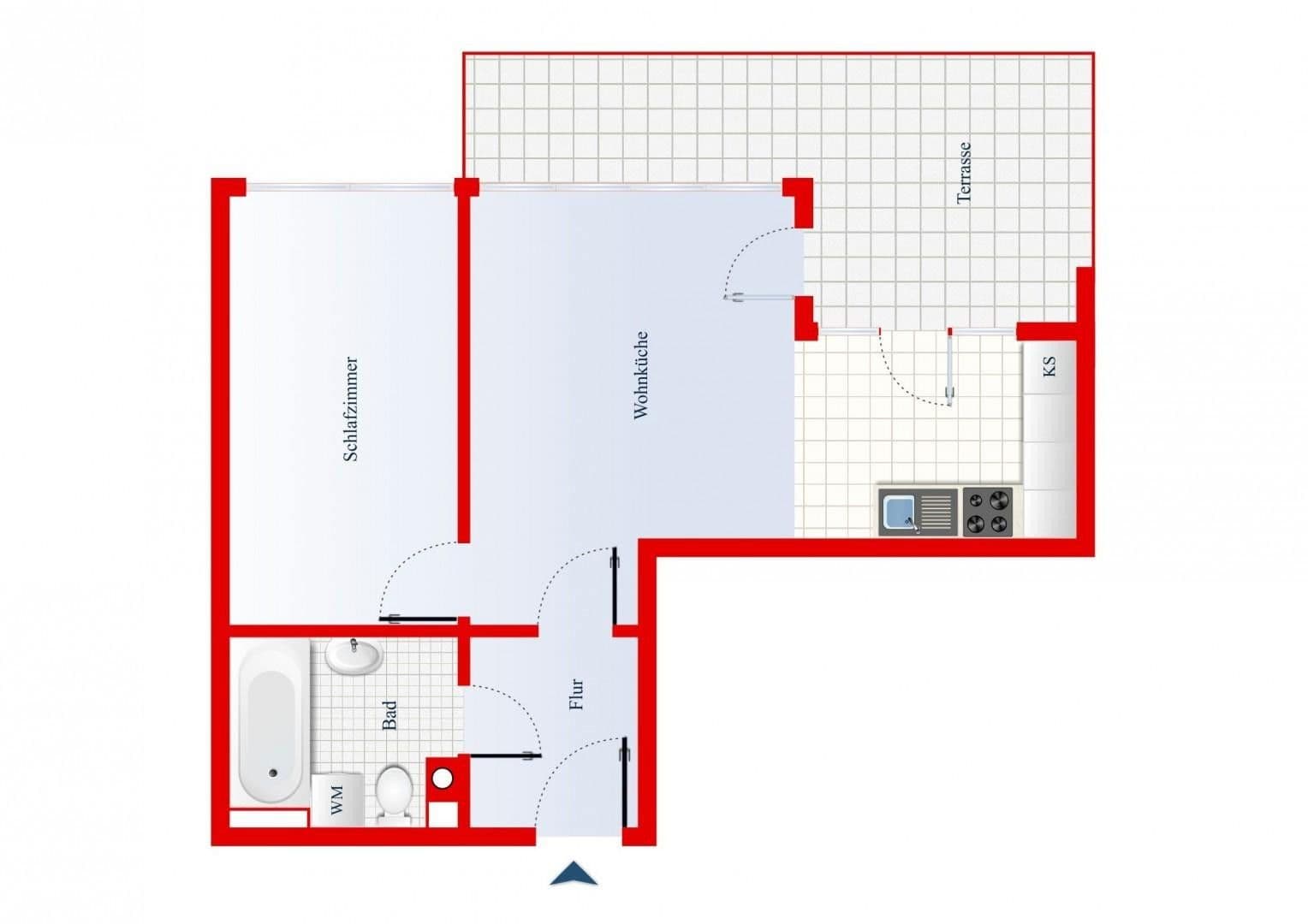 Prodej bytu 2+1 40 m², Kaiserstrasse 63, Wien, Wien Prodej bytu 2+1 40 m², Kaiserstrasse 63, Wien, Wien