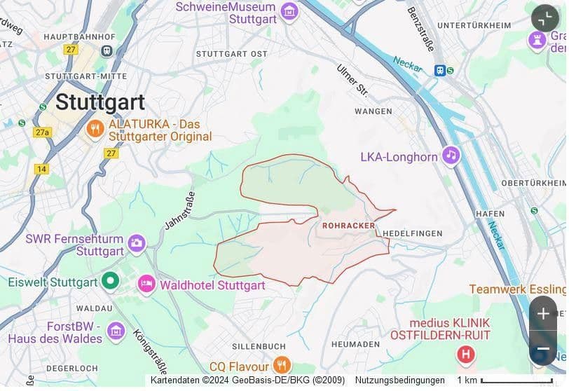 Pronájem bytu 2+1 50 m², Stuttgart, Bádensko-Württembersko Pronájem bytu 2+1 50 m², Stuttgart, Bádensko-Württembersko