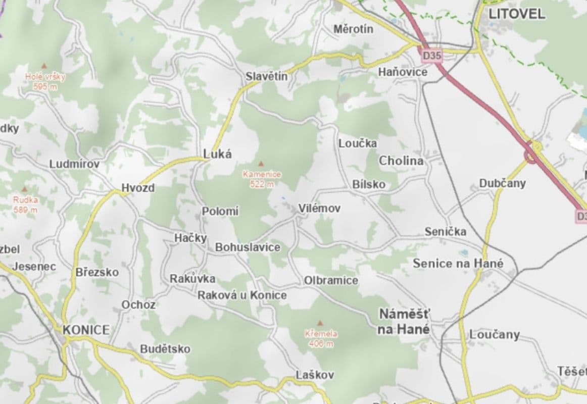 Prodej pozemku 1.696 m², Vilémov, Olomoucký kraj Prodej pozemku 1.696 m², Vilémov, Olomoucký kraj