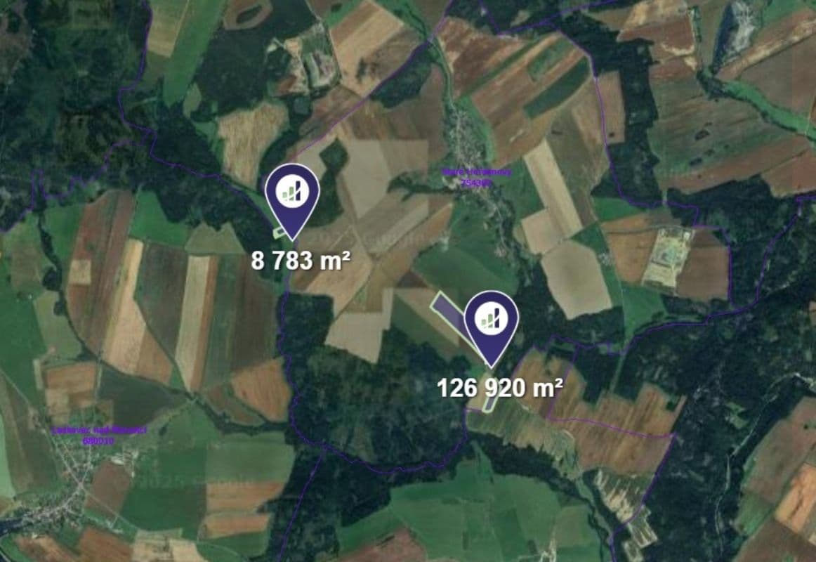 Prodej pozemku 135.703 m², Staré Heřminovy, Moravskoslezský kraj Prodej pozemku 135.703 m², Staré Heřminovy, Moravskoslezský kraj