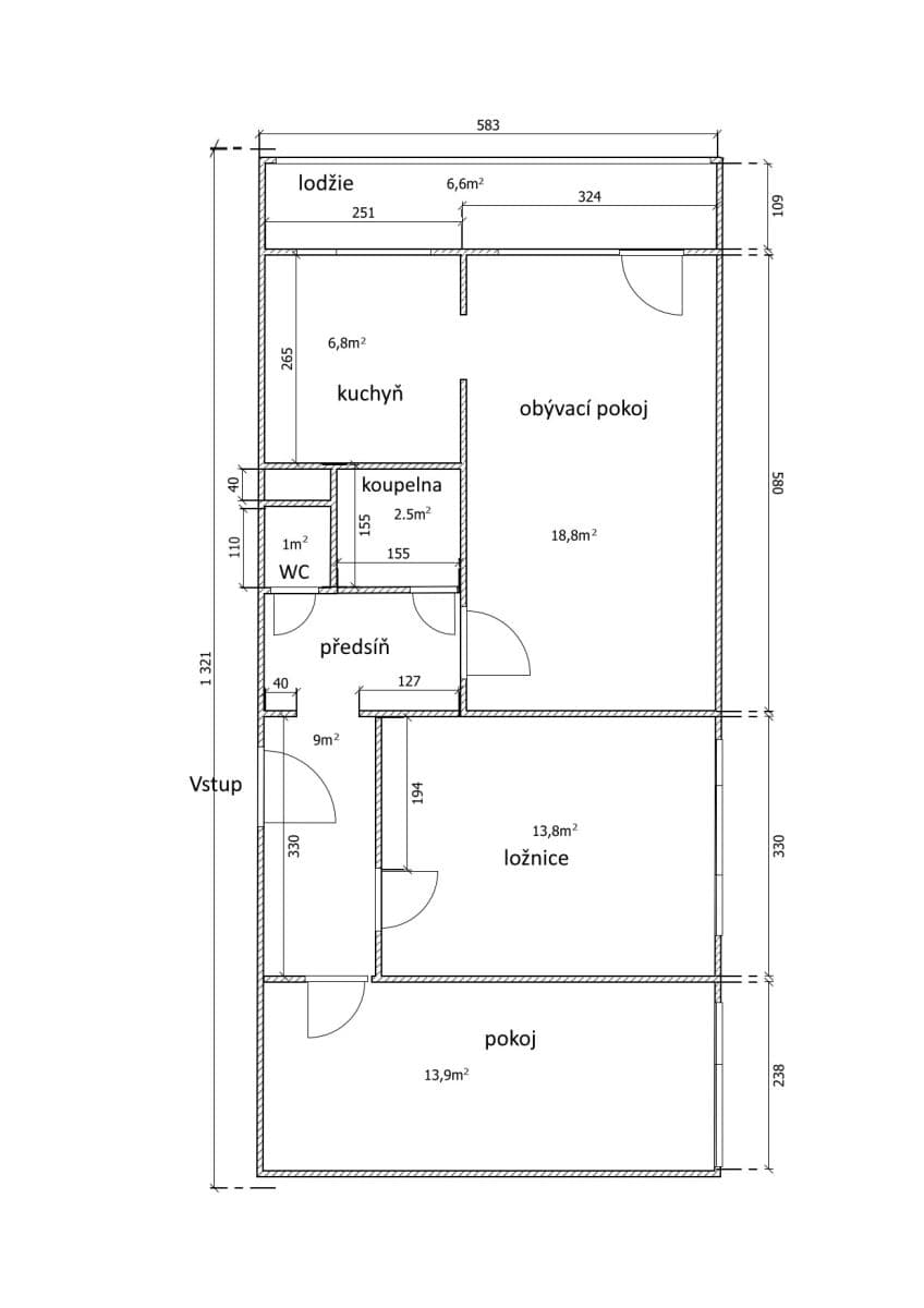 Prodej bytu 3+1 73 m², Průběžná, Praha, Praha Prodej bytu 3+1 73 m², Průběžná, Praha, Praha