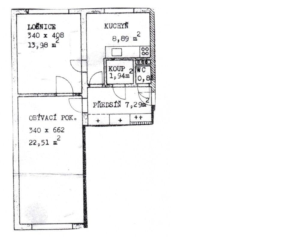 Prodej bytu 2+1 55 m², Kamerunská, Praha, Praha Prodej bytu 2+1 55 m², Kamerunská, Praha, Praha