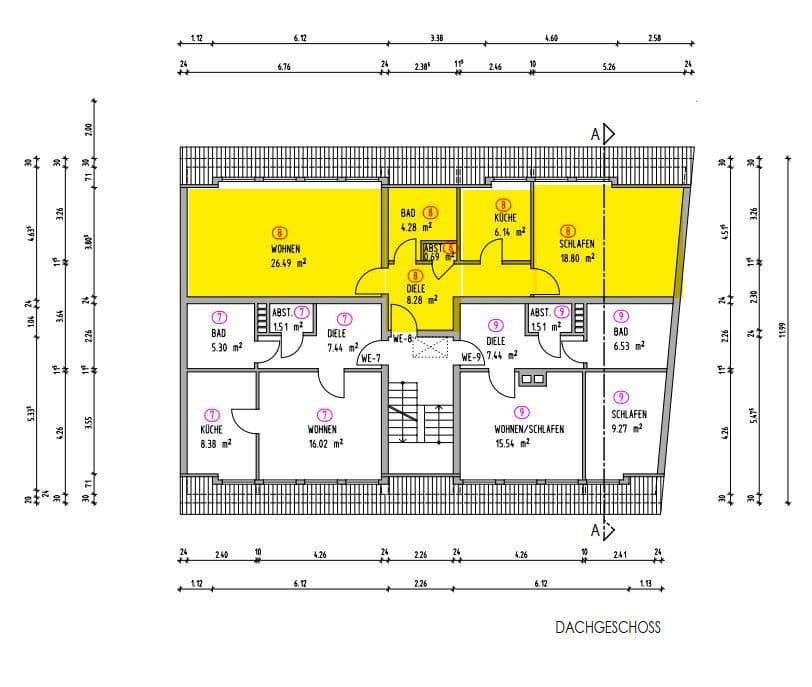 Prodej bytu 2+1 63 m², Grendtor 14, Essen, Severní Porýní-Vestfálsko Prodej bytu 2+1 63 m², Grendtor 14, Essen, Severní Porýní-Vestfálsko