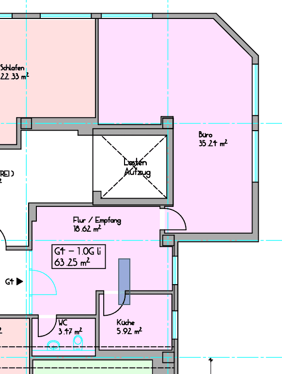 Pronájem kanceláře 64 m², Rastatt, Bádensko-Württembersko Pronájem kanceláře 64 m², Rastatt, Bádensko-Württembersko