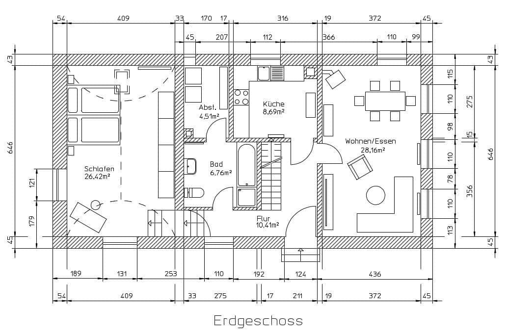 Prodej domu 132 m², pozemek 576 m², Kurpfalzstr. 59, Bruchsal, Bádensko-Württembersko Prodej domu 132 m², pozemek 576 m², Kurpfalzstr. 59, Bruchsal, Bádensko-Württembersko