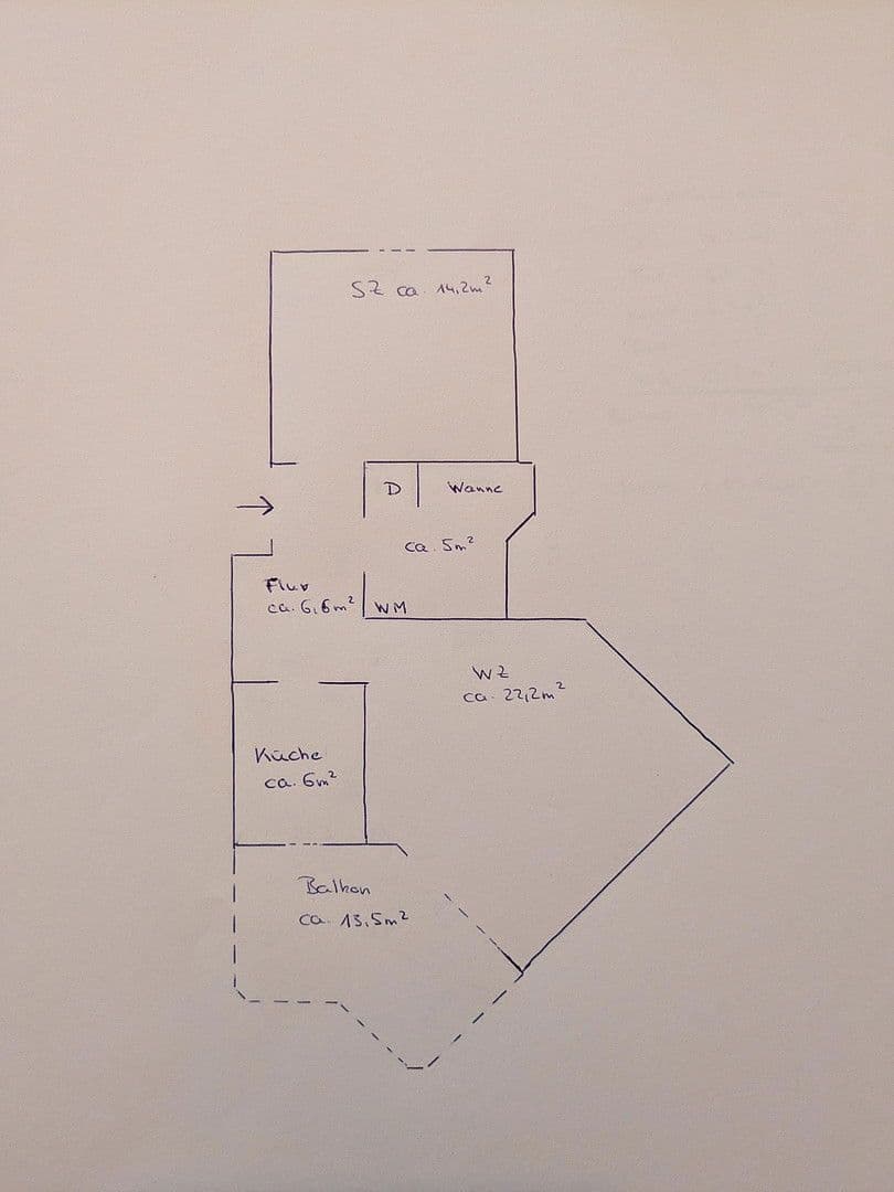 Pronájem bytu 2+1 60 m², Richard-Bogue-Str. 162, Taucha, Sasko Pronájem bytu 2+1 60 m², Richard-Bogue-Str. 162, Taucha, Sasko