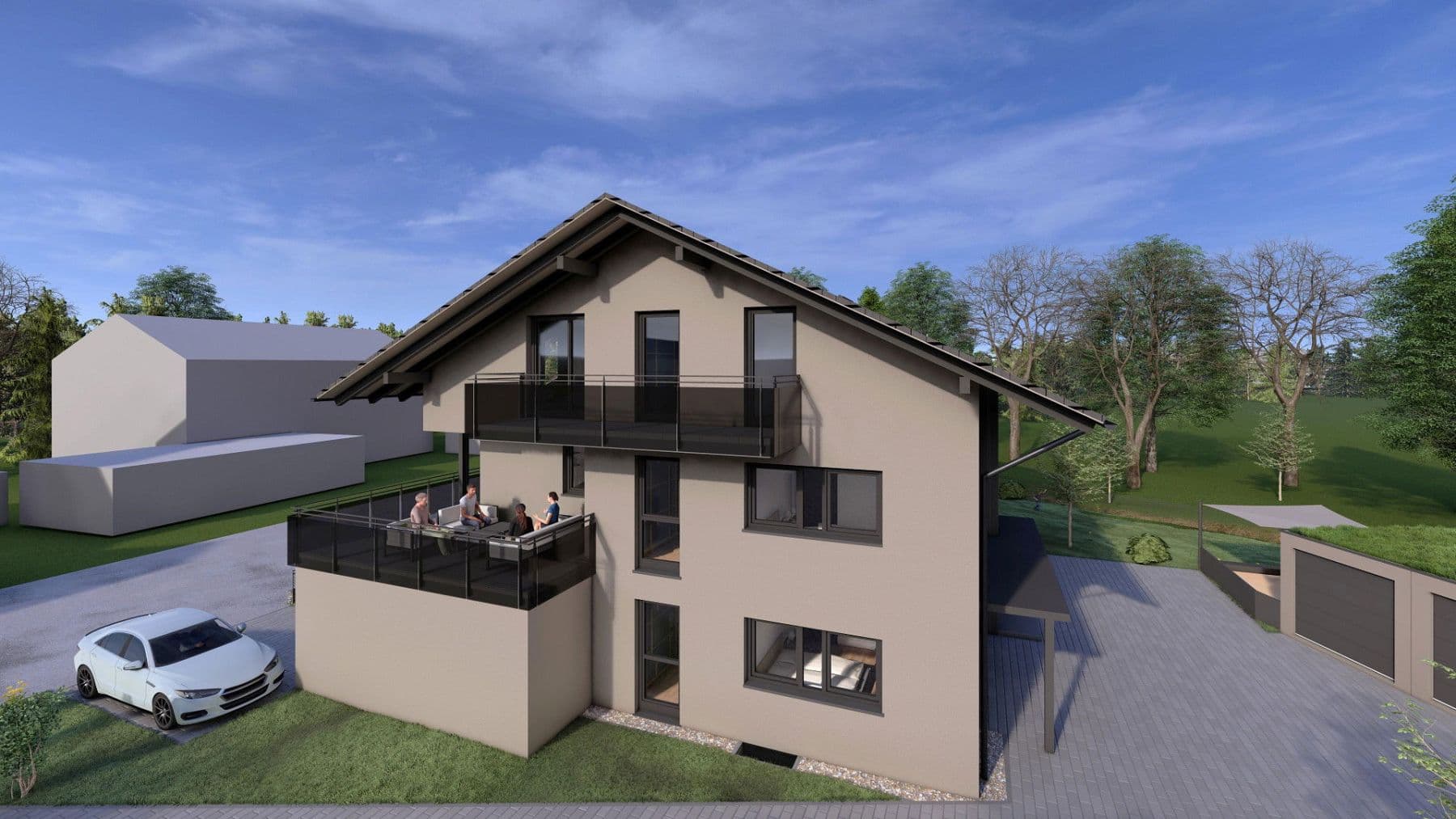 Prodej bytu 4+1 107 m², Holzstraße 4, Raubling, Bavorsko Prodej bytu 4+1 107 m², Holzstraße 4, Raubling, Bavorsko