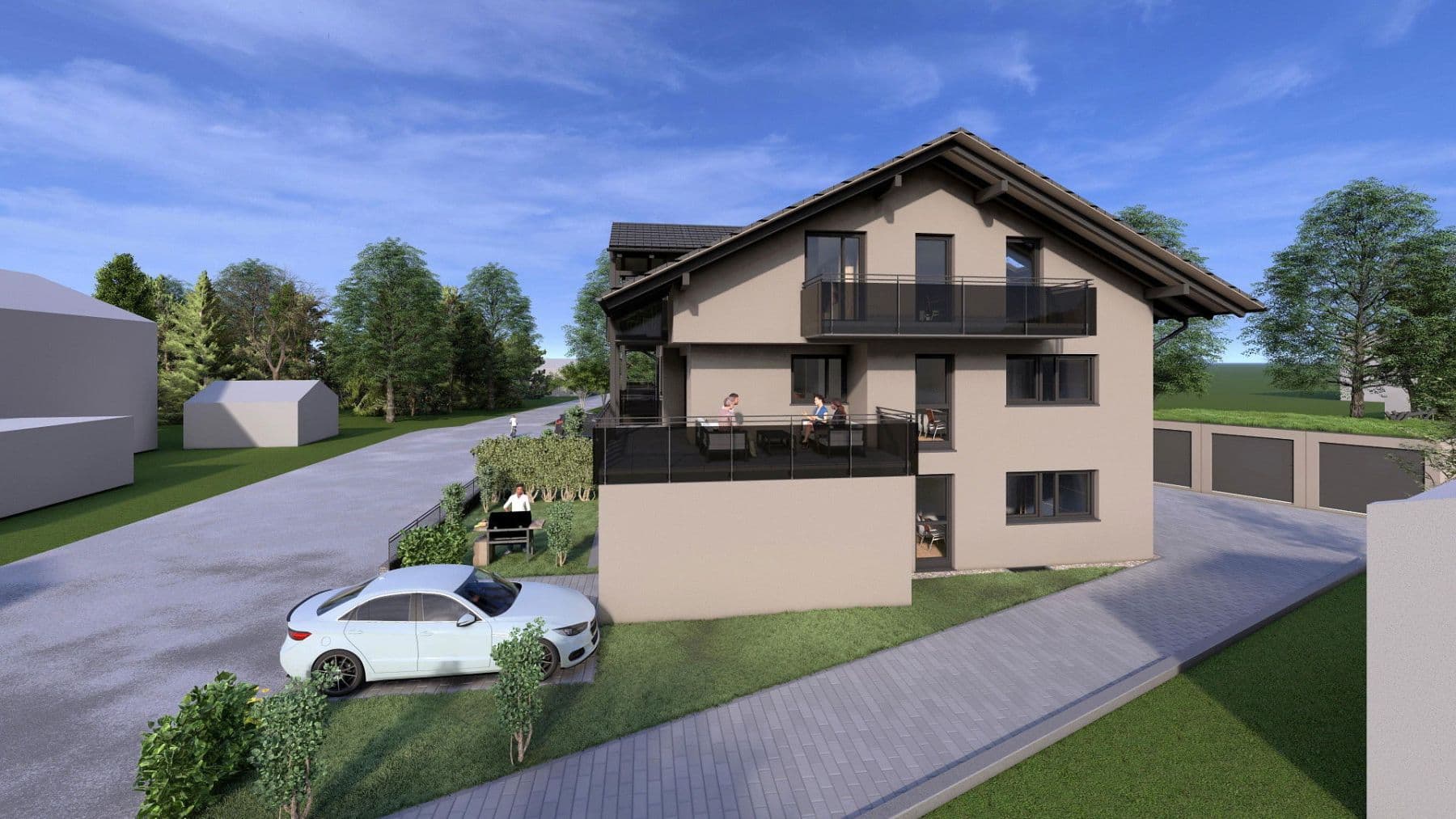 Prodej bytu 3+1 77 m², Holzstraße 4, Raubling, Bavorsko Prodej bytu 3+1 77 m², Holzstraße 4, Raubling, Bavorsko