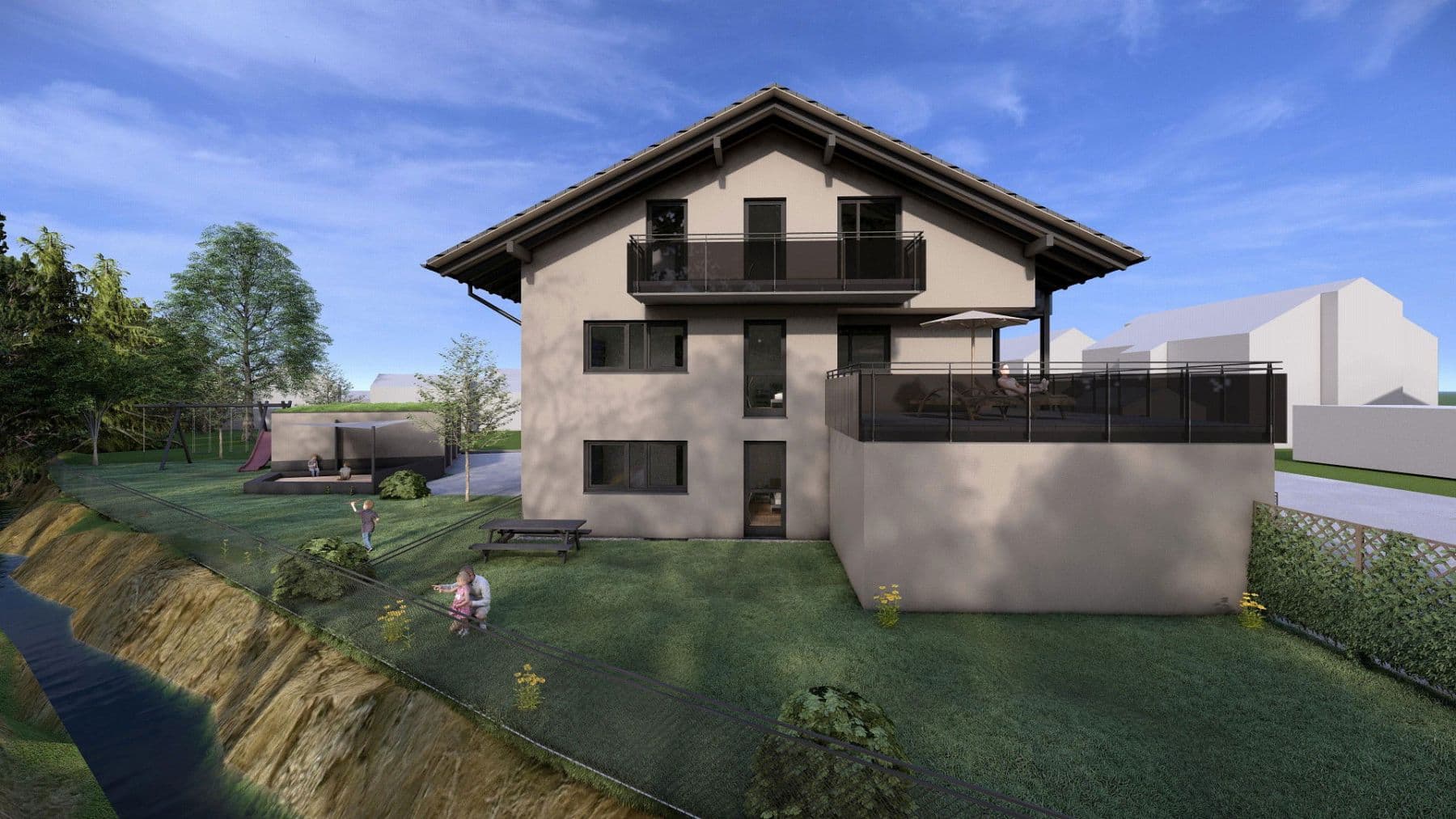 Prodej bytu 3+1 77 m², Holzstraße 4, Raubling, Bavorsko Prodej bytu 3+1 77 m², Holzstraße 4, Raubling, Bavorsko