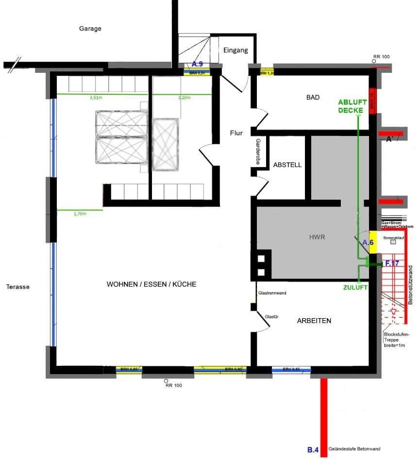 Pronájem bytu 3+1 121 m², Am Suderbrunnen 12, Mainz, Porýní-Falc Pronájem bytu 3+1 121 m², Am Suderbrunnen 12, Mainz, Porýní-Falc