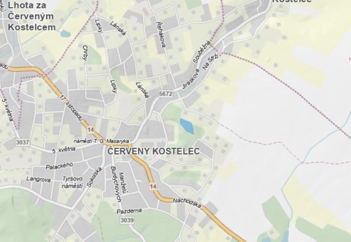 Prodej pozemku 3.779 m², Červený Kostelec, Královéhradecký kraj Prodej pozemku 3.779 m², Červený Kostelec, Královéhradecký kraj
