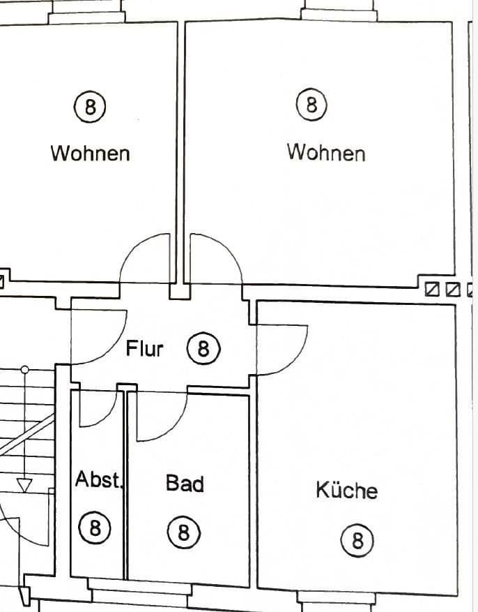Pronájem bytu 2+1 56 m², Lerchenfeldstraße 4, Regensburg, Bavorsko Pronájem bytu 2+1 56 m², Lerchenfeldstraße 4, Regensburg, Bavorsko