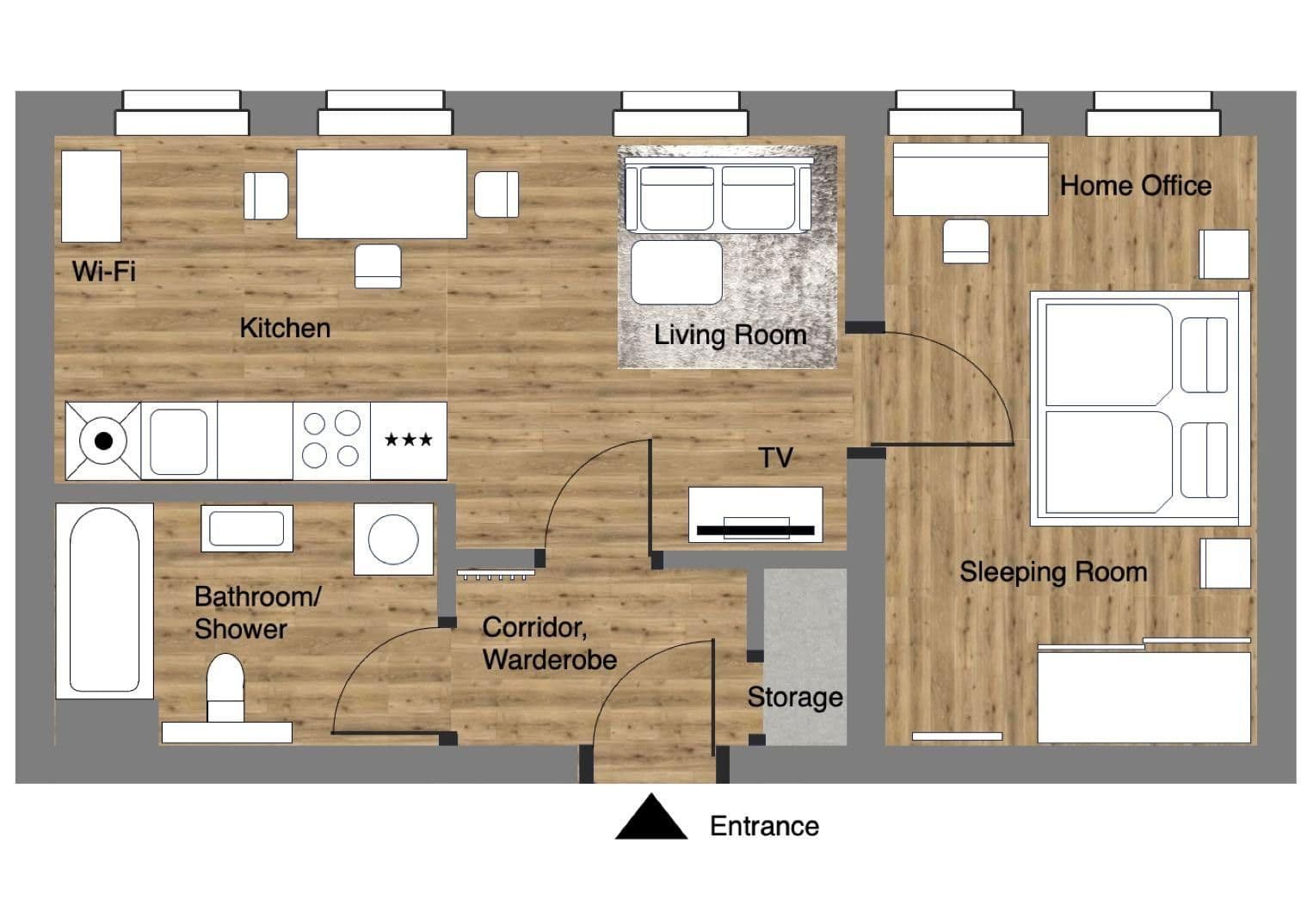 Pronájem bytu 2+1 48 m², Winckelmannstr. 29, Magdeburg, Sasko-Anhaltsko Pronájem bytu 2+1 48 m², Winckelmannstr. 29, Magdeburg, Sasko-Anhaltsko