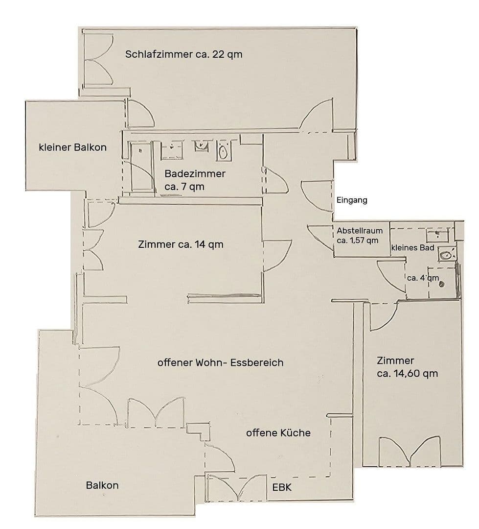 Pronájem bytu 4+1 126 m², Karlsruhe, Bádensko-Württembersko Pronájem bytu 4+1 126 m², Karlsruhe, Bádensko-Württembersko