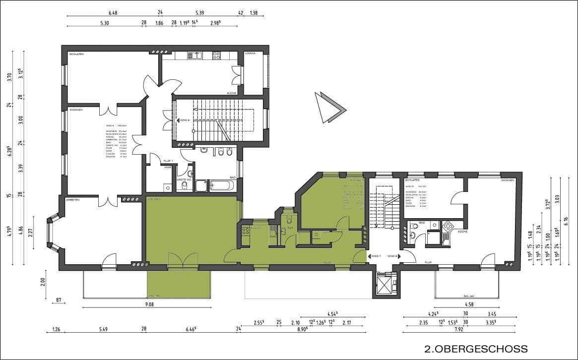 Pronájem bytu 2+1 79 m², Kleiner Stadtmarsch 9, Magdeburg, Sasko-Anhaltsko Pronájem bytu 2+1 79 m², Kleiner Stadtmarsch 9, Magdeburg, Sasko-Anhaltsko