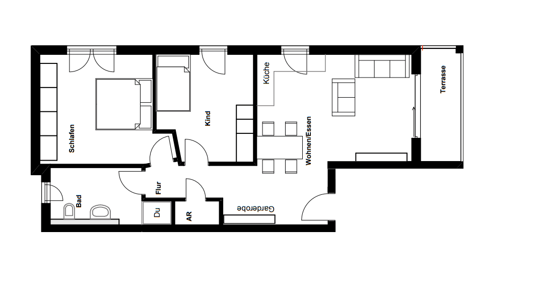 Pronájem bytu 3+1 77 m², Nordhäuser Weg 10a, Gießen, Hessen Pronájem bytu 3+1 77 m², Nordhäuser Weg 10a, Gießen, Hessen