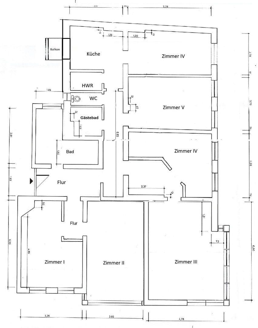Pronájem bytu 6+1 188 m², Tribseer Str. 30, Stralsund, Mecklenburg-Vorpommern Pronájem bytu 6+1 188 m², Tribseer Str. 30, Stralsund, Mecklenburg-Vorpommern