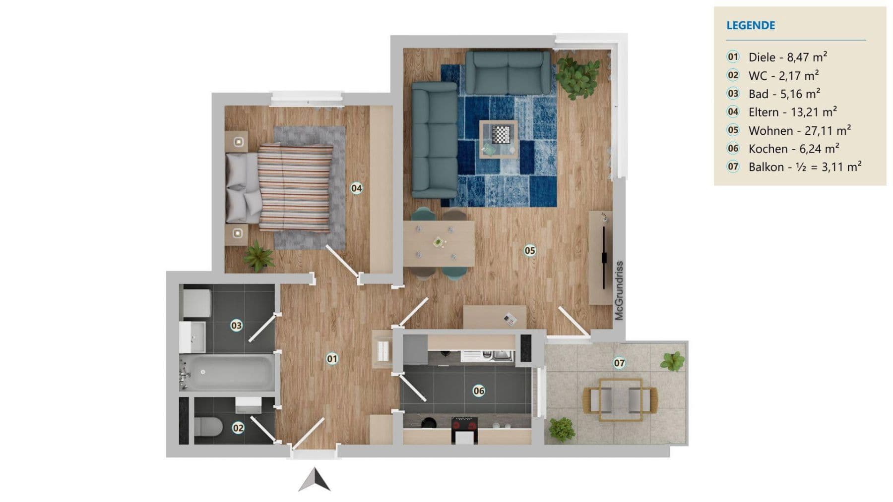 Prodej bytu 2+1 64 m², Reutlingen, Bádensko-Württembersko Prodej bytu 2+1 64 m², Reutlingen, Bádensko-Württembersko