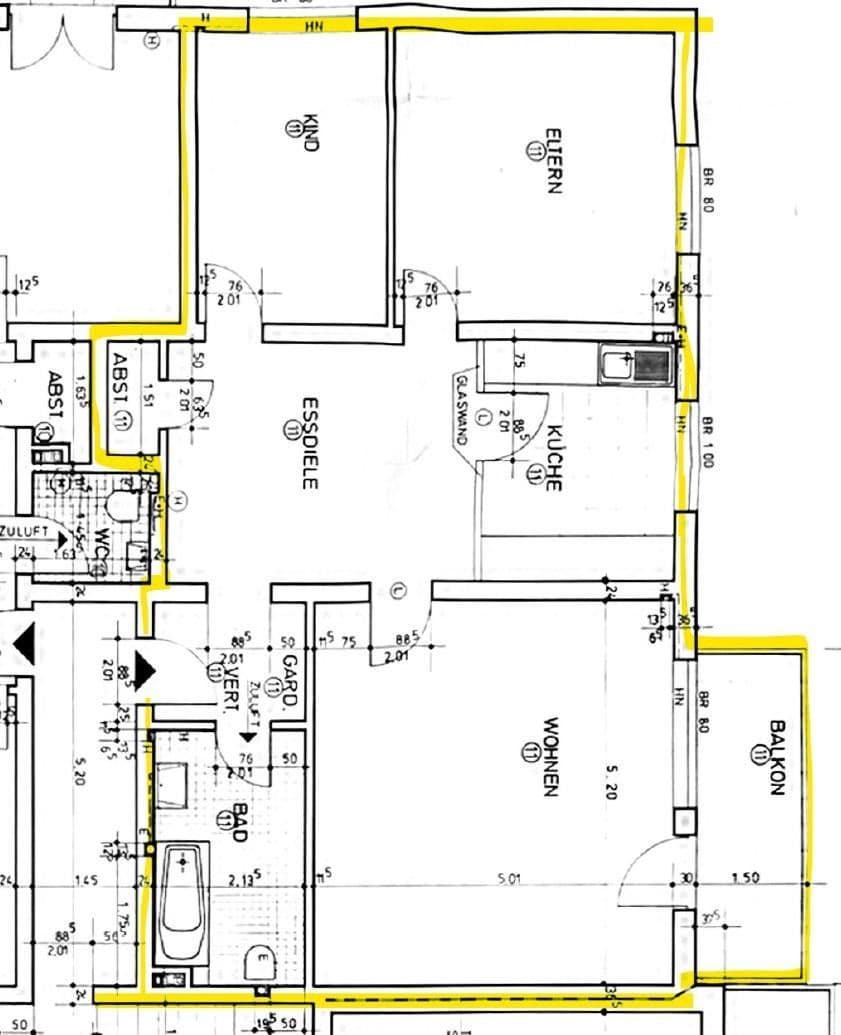 Pronájem bytu 3+1 88 m², Fontanestr. 5, Lüdenscheid, Severní Porýní-Vestfálsko Pronájem bytu 3+1 88 m², Fontanestr. 5, Lüdenscheid, Severní Porýní-Vestfálsko