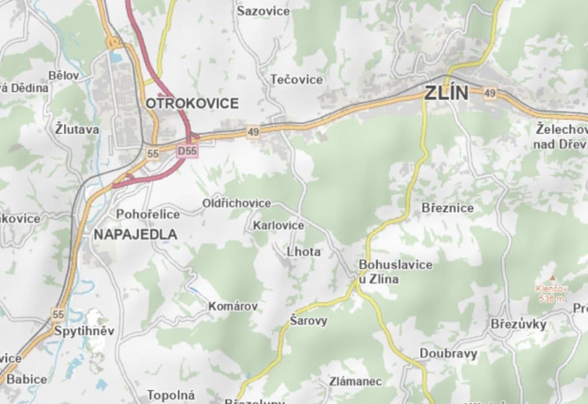 Prodej pozemku 6.449 m², Komárov, Zlínský kraj Prodej pozemku 6.449 m², Komárov, Zlínský kraj