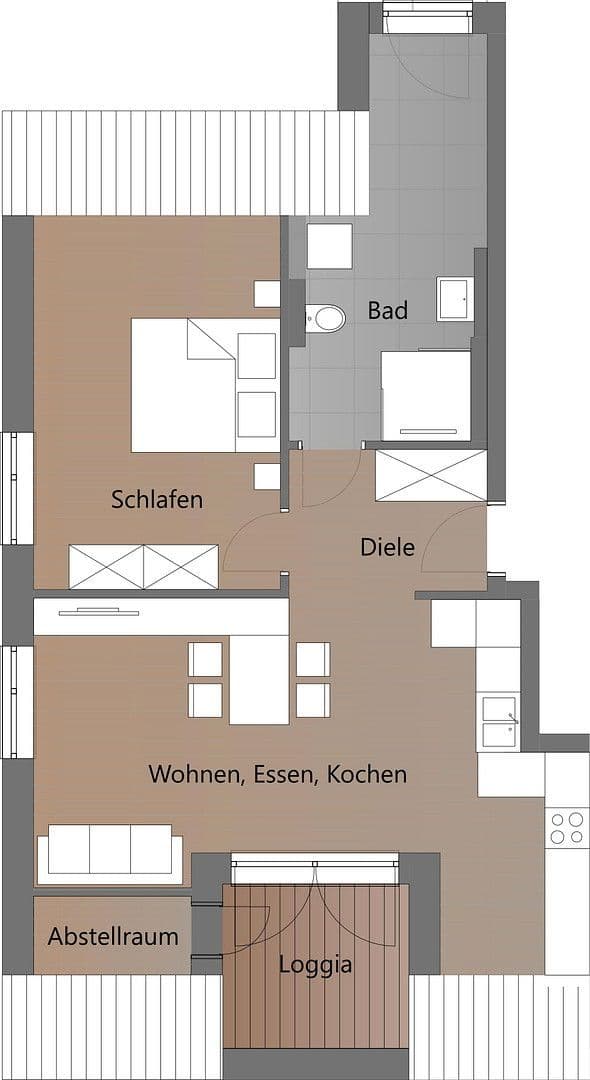Prodej bytu 2+1 59 m², Neunkirchen-Seelscheid, Severní Porýní-Vestfálsko Prodej bytu 2+1 59 m², Neunkirchen-Seelscheid, Severní Porýní-Vestfálsko