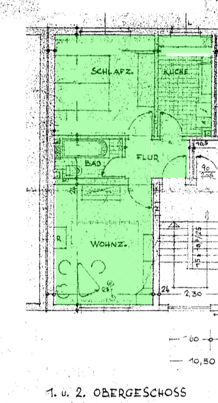 Pronájem bytu 2+1 43 m², Essen, Severní Porýní-Vestfálsko Pronájem bytu 2+1 43 m², Essen, Severní Porýní-Vestfálsko