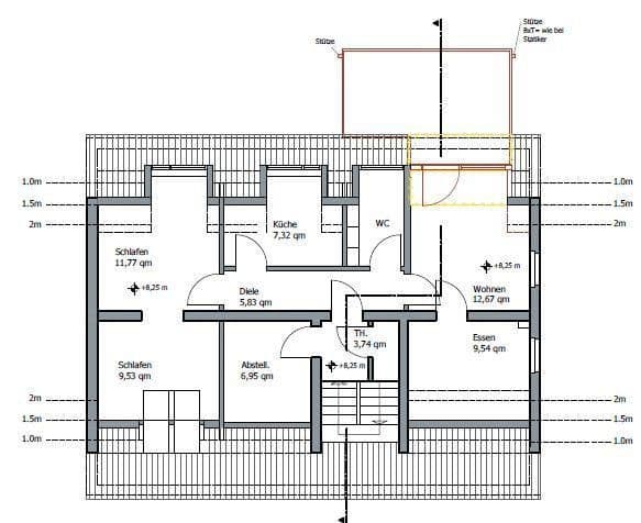 Pronájem bytu 3+1 68 m², Limburgstraße 15, Mülheim an der Ruhr, Severní Porýní-Vestfálsko Pronájem bytu 3+1 68 m², Limburgstraße 15, Mülheim an der Ruhr, Severní Porýní-Vestfálsko