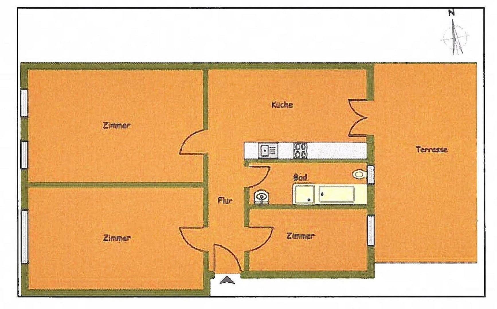 Pronájem bytu 2+kk 80 m², Driesener Straße 5, Berlin, Berlín Pronájem bytu 2+kk 80 m², Driesener Straße 5, Berlin, Berlín