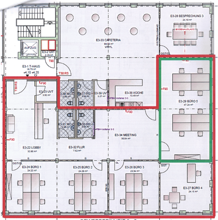 Pronájem kanceláře 48 m², Dieselstraße 1, Kempten (Allgäu), Bavorsko Pronájem kanceláře 48 m², Dieselstraße 1, Kempten (Allgäu), Bavorsko