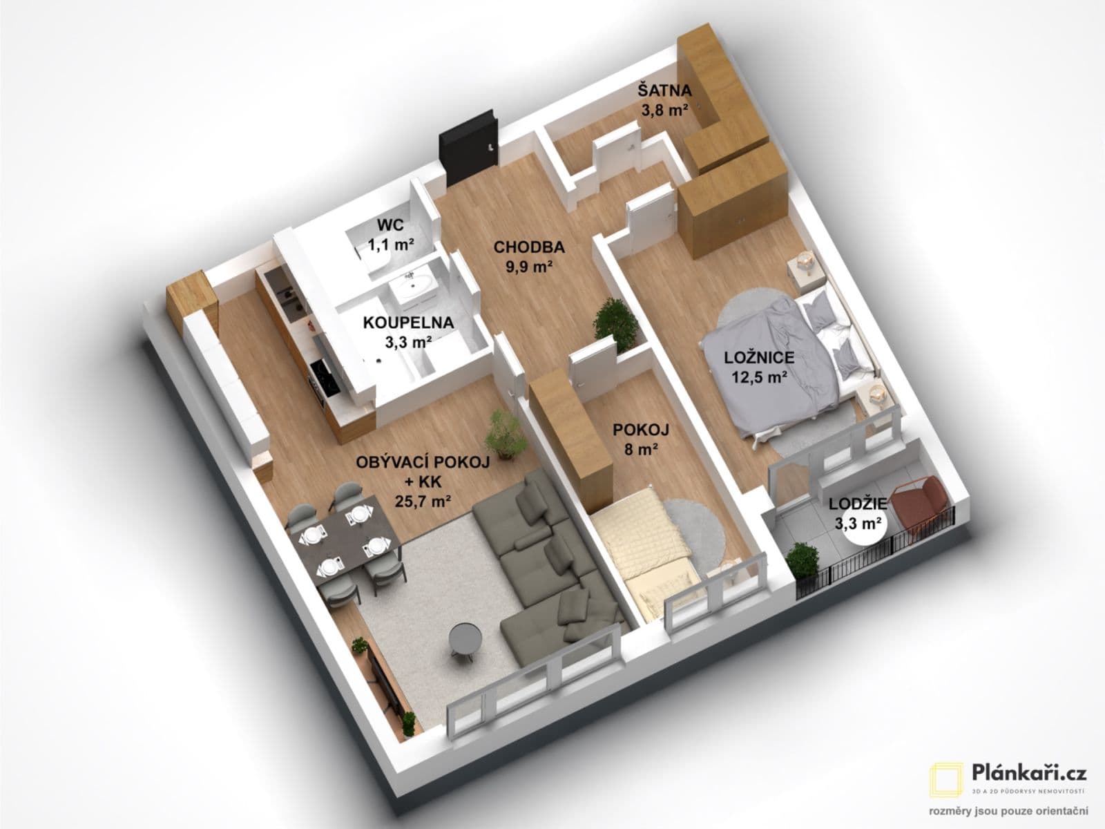 Prodej bytu 3+kk 64 m², Plickova, Praha, Praha Prodej bytu 3+kk 64 m², Plickova, Praha, Praha