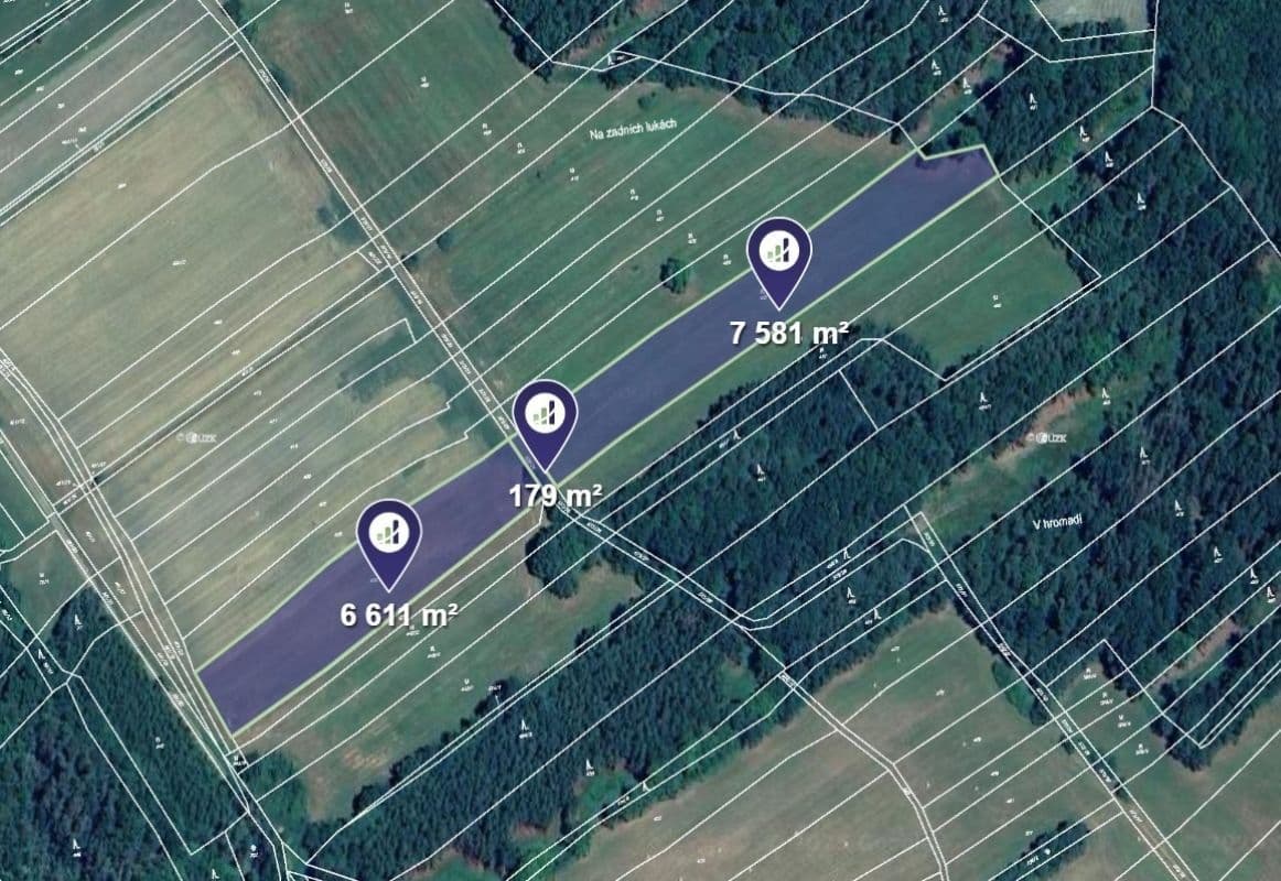 Prodej pozemku 14.371 m², Ježovy, Plzeňský kraj Prodej pozemku 14.371 m², Ježovy, Plzeňský kraj