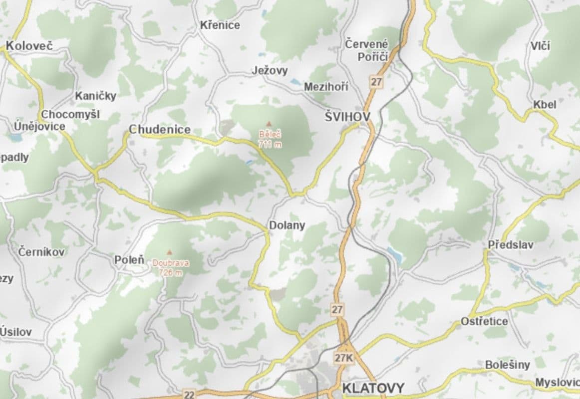 Prodej pozemku 14.371 m², Ježovy, Plzeňský kraj Prodej pozemku 14.371 m², Ježovy, Plzeňský kraj