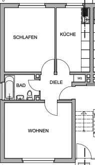 Pronájem bytu 2+1 51 m², Baasstr. 9, Essen, Severní Porýní-Vestfálsko Pronájem bytu 2+1 51 m², Baasstr. 9, Essen, Severní Porýní-Vestfálsko