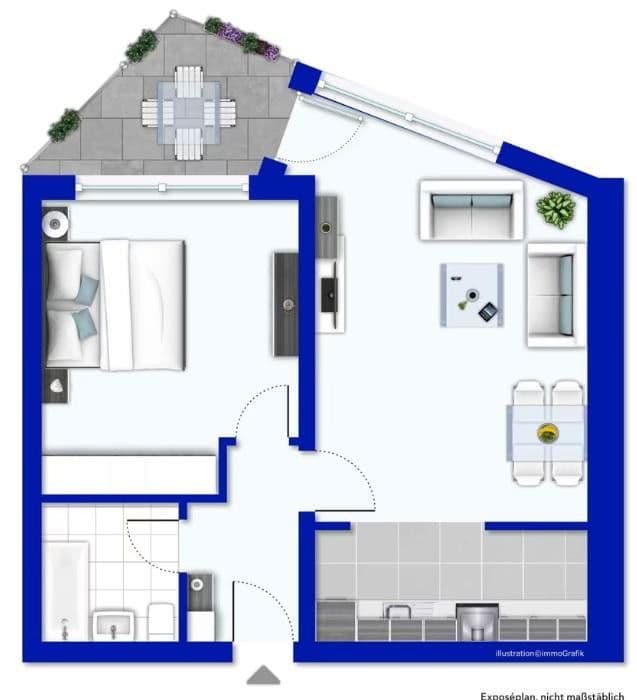 Pronájem bytu 2+1 54 m², Lauckerthof 7, Hannover, Dolní Sasko Pronájem bytu 2+1 54 m², Lauckerthof 7, Hannover, Dolní Sasko