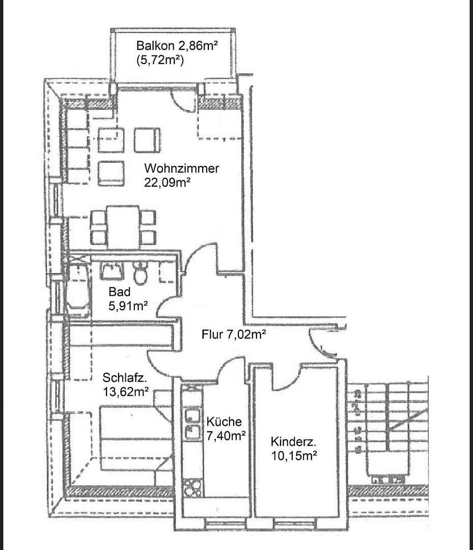 Prodej bytu 3+1 70 m², Dresden, Sasko Prodej bytu 3+1 70 m², Dresden, Sasko