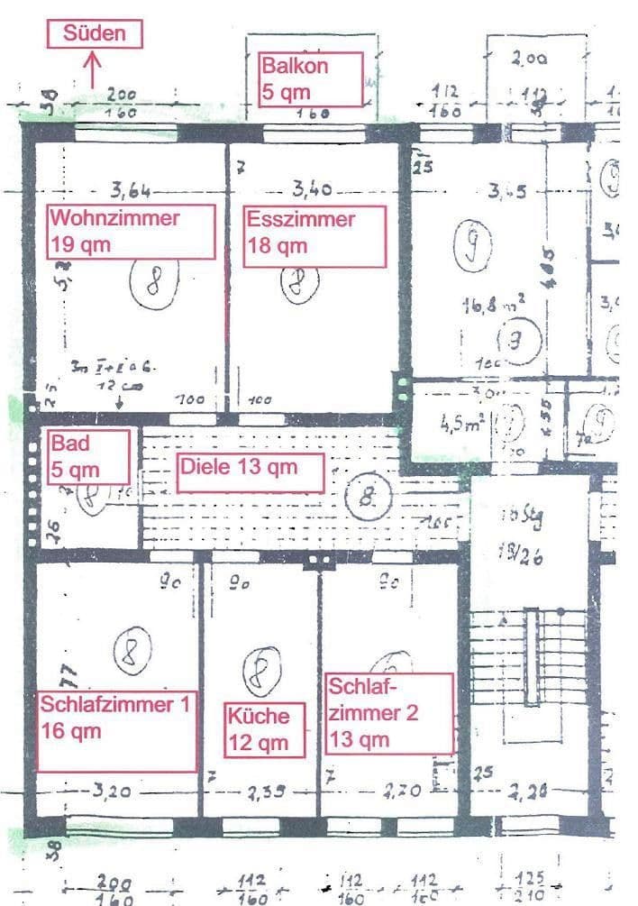 Pronájem bytu 4+1 115 m², Steinmetzstr. 6, Hannover, Dolní Sasko Pronájem bytu 4+1 115 m², Steinmetzstr. 6, Hannover, Dolní Sasko