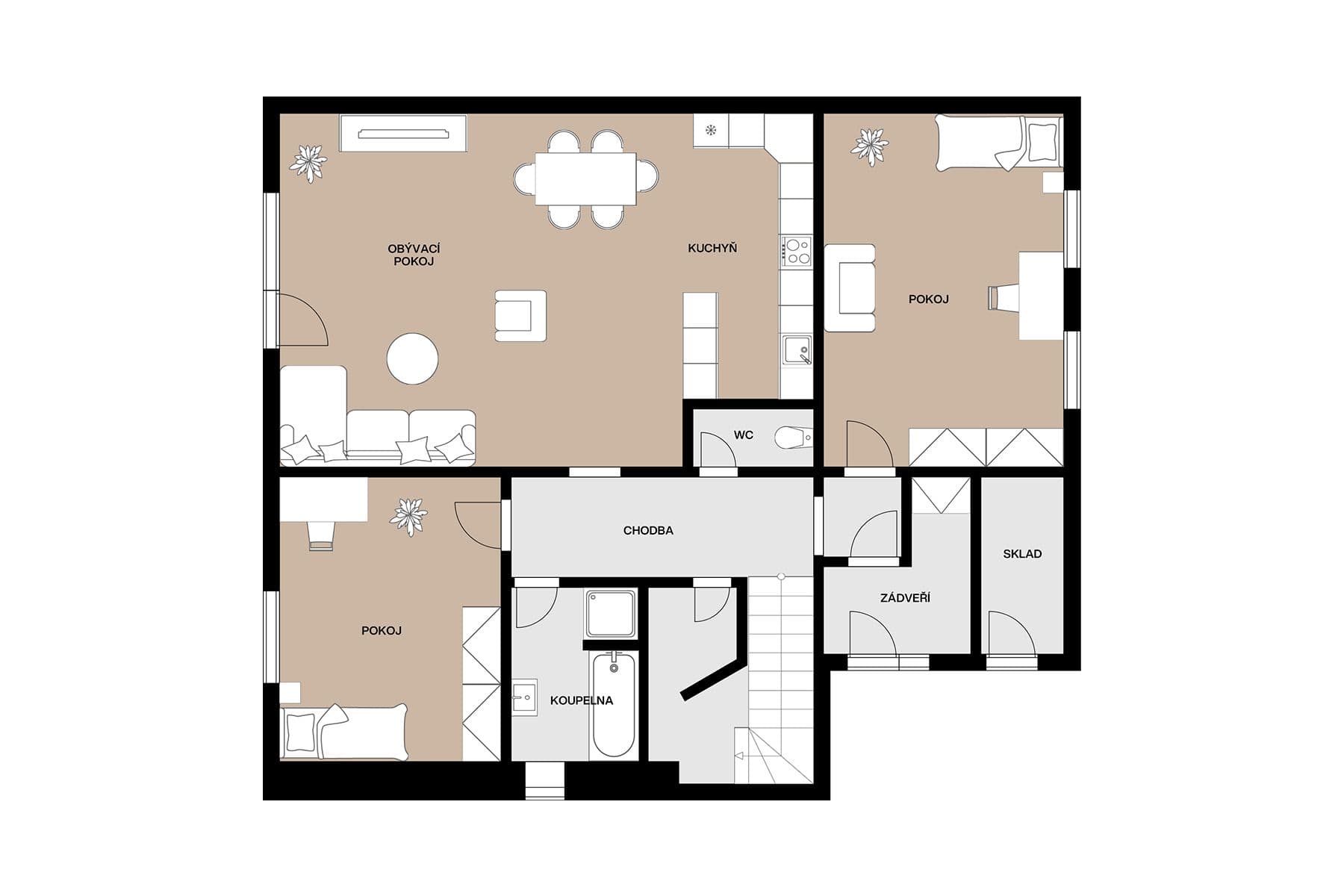 Prodej domu 194 m², pozemek 501 m², Kojetická, Čakovičky, Středočeský kraj Prodej domu 194 m², pozemek 501 m², Kojetická, Čakovičky, Středočeský kraj