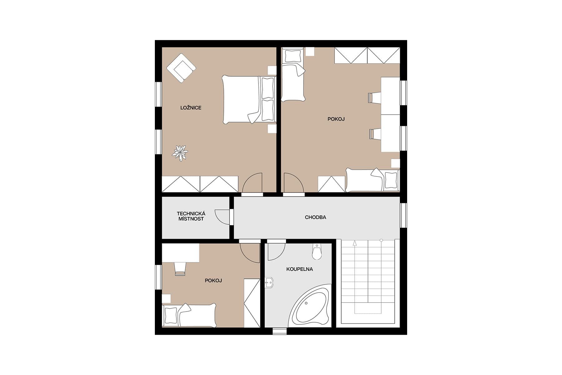 Prodej domu 194 m², pozemek 501 m², Kojetická, Čakovičky, Středočeský kraj Prodej domu 194 m², pozemek 501 m², Kojetická, Čakovičky, Středočeský kraj