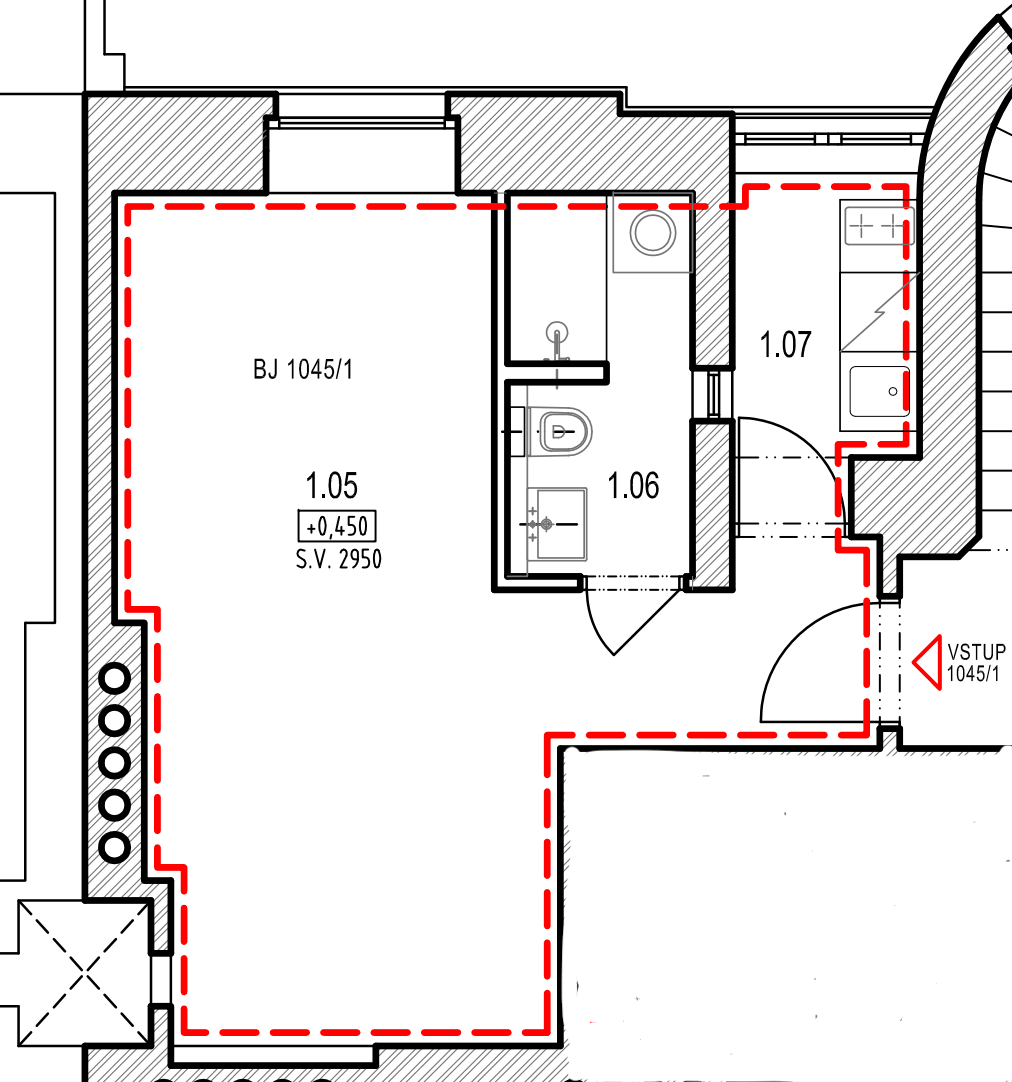 Pronájem bytu 1+1 30 m², 5. května, Praha, Praha Pronájem bytu 1+1 30 m², 5. května, Praha, Praha
