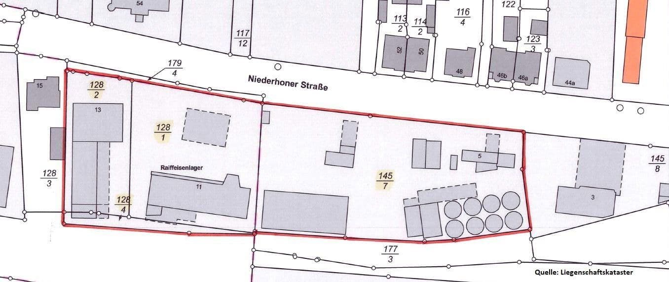 Prodej pozemku 9.520 m², Niederhoner Straße 11, Eschwege, Hessen Prodej pozemku 9.520 m², Niederhoner Straße 11, Eschwege, Hessen
