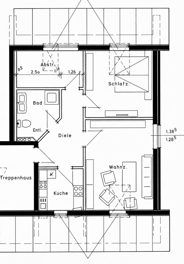 Pronájem bytu 3+1 58 m², Albert-Schweitzer-Str. 32, Paderborn, Severní Porýní-Vestfálsko Pronájem bytu 3+1 58 m², Albert-Schweitzer-Str. 32, Paderborn, Severní Porýní-Vestfálsko