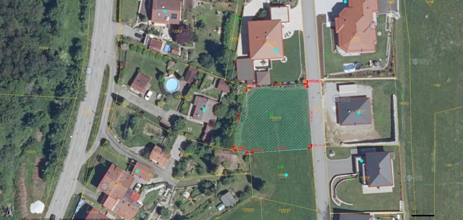 Prodej pozemku 868 m², Vichtenstein, Horní Rakousko Prodej pozemku 868 m², Vichtenstein, Horní Rakousko