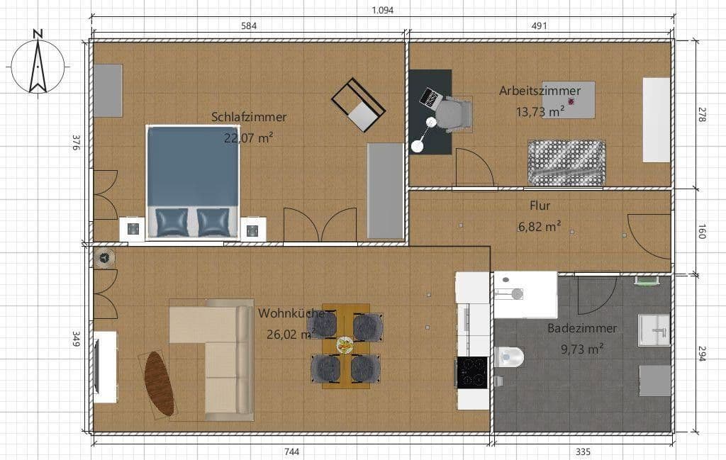 Pronájem bytu 3+1 75 m², Schlachthausstr. 23, Amberg, Bavorsko Pronájem bytu 3+1 75 m², Schlachthausstr. 23, Amberg, Bavorsko