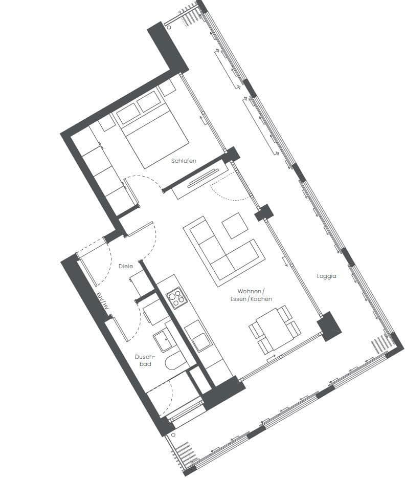 Pronájem bytu 2+1 56 m², Hermine-von-Parish-Str. 43, München, Bavorsko Pronájem bytu 2+1 56 m², Hermine-von-Parish-Str. 43, München, Bavorsko