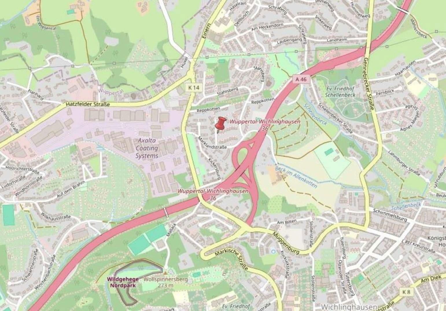 Pronájem bytu 2+kk 64 m², Wuppertal, Severní Porýní-Vestfálsko Pronájem bytu 2+kk 64 m², Wuppertal, Severní Porýní-Vestfálsko