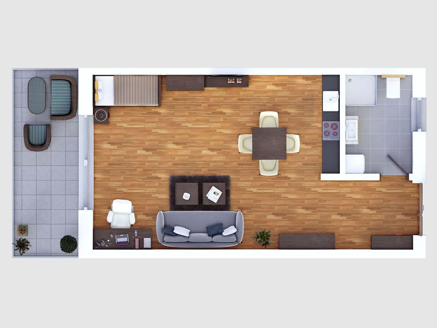 Pronájem bytu 1+1 50 m², Angerfeld 2, Deggendorf, Bavorsko Pronájem bytu 1+1 50 m², Angerfeld 2, Deggendorf, Bavorsko