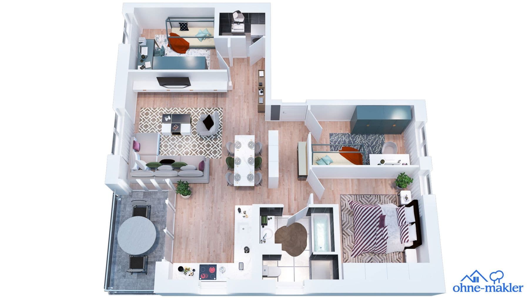 Pronájem bytu 4+1 105 m², Abraham-Lincoln-Allee 18, Mannheim, Bádensko-Württembersko Pronájem bytu 4+1 105 m², Abraham-Lincoln-Allee 18, Mannheim, Bádensko-Württembersko