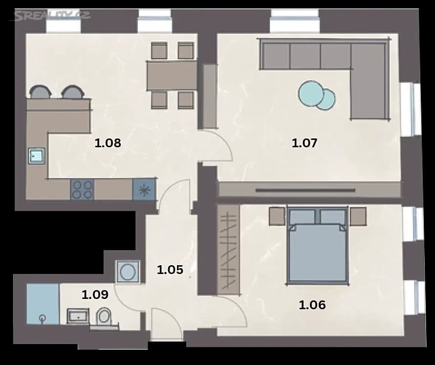 Prodej bytu 3+kk 70 m², Netušilova, Brno, Jihomoravský kraj Prodej bytu 3+kk 70 m², Netušilova, Brno, Jihomoravský kraj