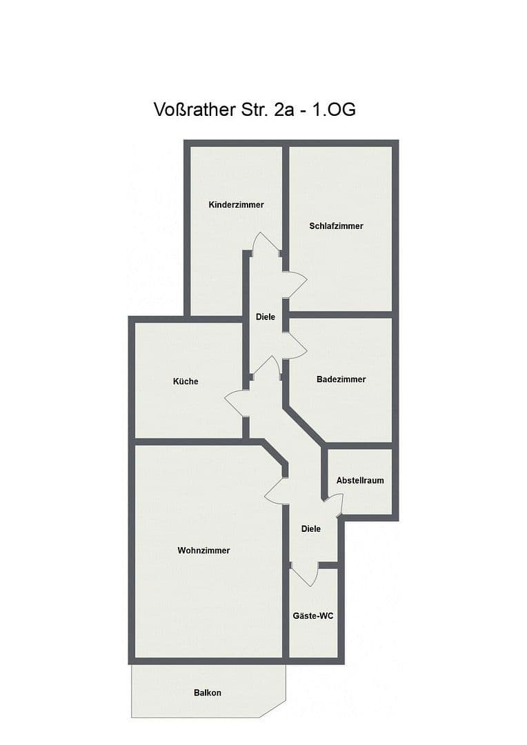 Pronájem bytu 3+1 94 m², Voßrather Str. 2a, Moers, Severní Porýní-Vestfálsko Pronájem bytu 3+1 94 m², Voßrather Str. 2a, Moers, Severní Porýní-Vestfálsko