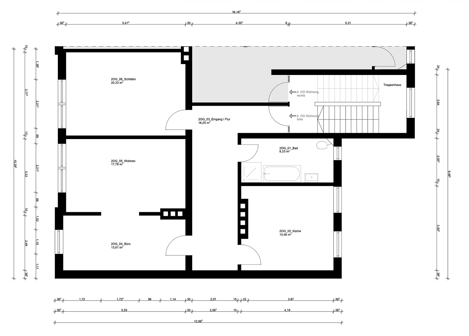 Pronájem bytu 2+kk 94 m², Hof, Bavorsko Pronájem bytu 2+kk 94 m², Hof, Bavorsko